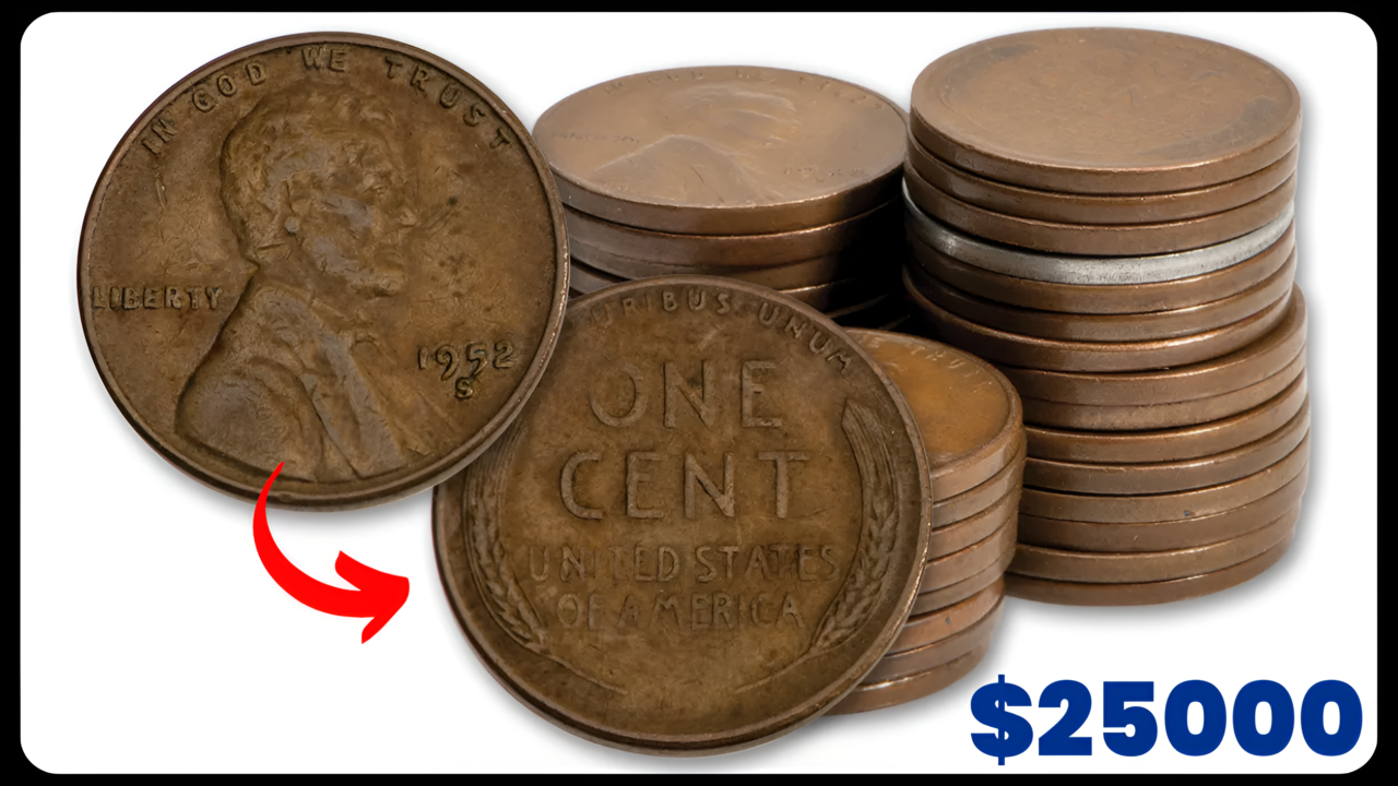 $25000 for a Penny Rare 1922 No-D Lincoln Wheat Cent Breaks Records