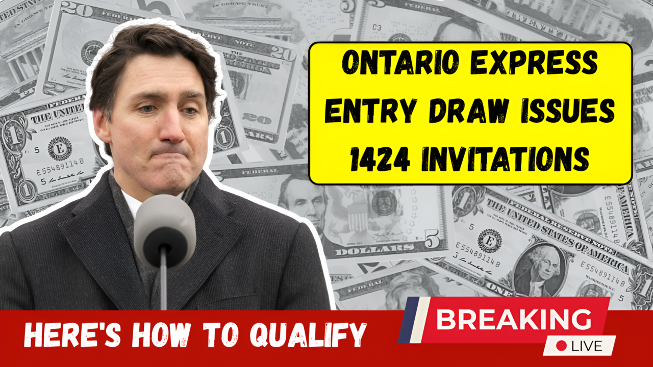 Ontario Express Entry Draw Issues 1424 Invitations Here's How to Qualify