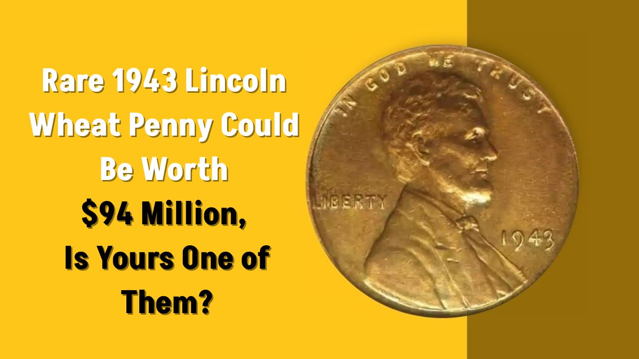 Rare 1943 Lincoln Wheat Penny Could Be Worth $94 Million, Is Yours One of Them