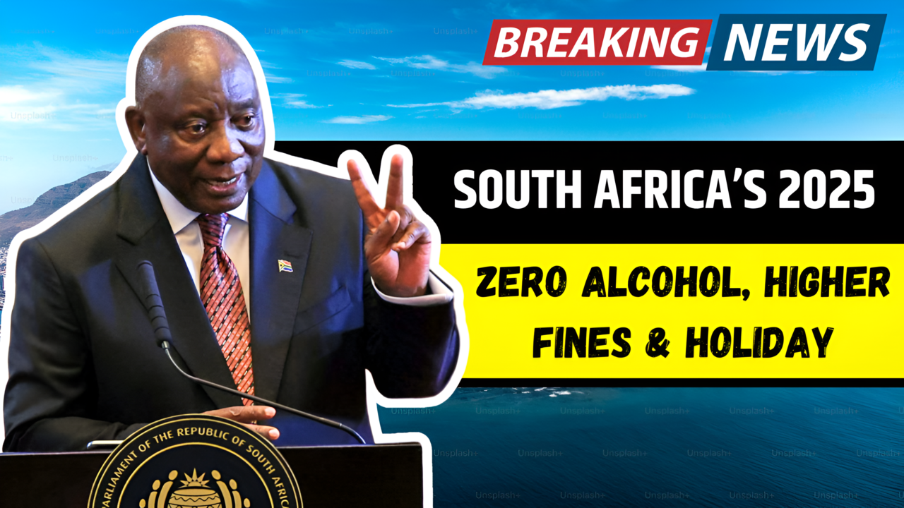 Zero Alcohol, Higher Fines & Holiday Crackdown South Africa’s 2025 Traffic Law Overhaul